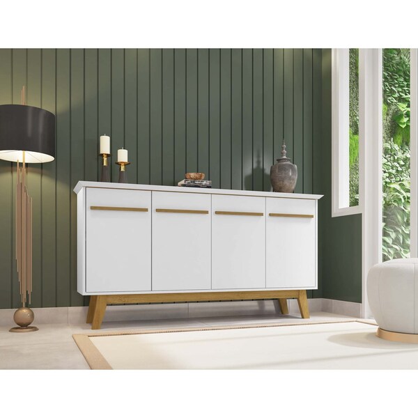 Manhattan Comfort Yonkers 62.99 Sideboard, White 232BMC6 - main